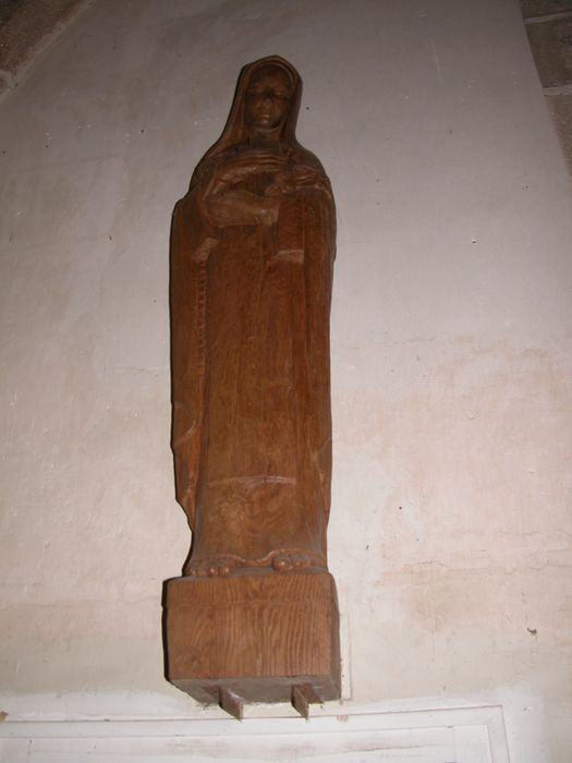 statue : sainte Thérèse de l'Enfant Jésus et de la Sainte Face - © Ministère de la Culture (France), Conservation des antiquités et des objets d’art de la Creuse, tous droits réservés