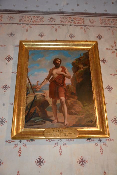 Tableau, cadre : Saint Julien ?