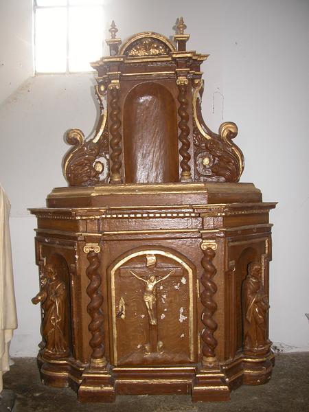 autel secondaire sud, vue générale du tabernacle