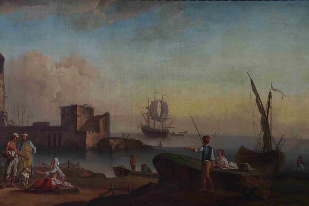 tableau : Marine n°1, détail