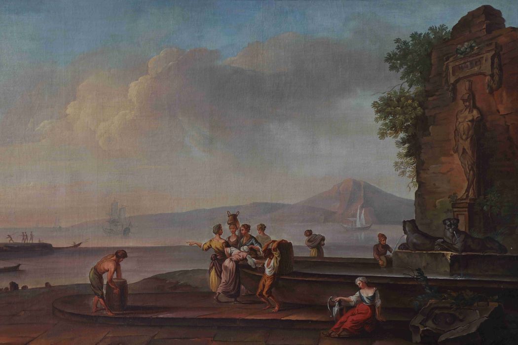 tableau : Marine n°2, détail