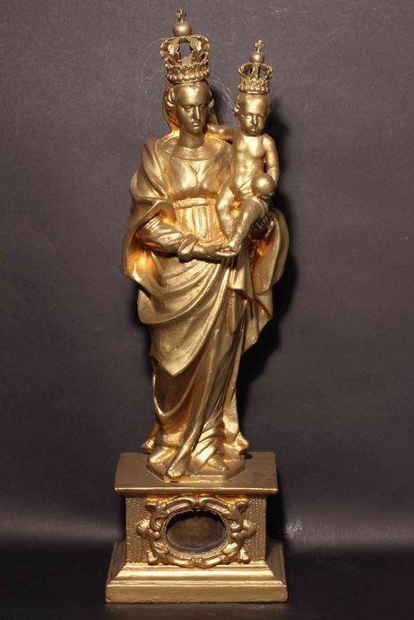 statuette-reliquaire : Vierge à l'Enfant - ©Ministère de la Culture (France), Conservation des antiquités et des objets d’art de Côte-d'Or, tous droits réservés