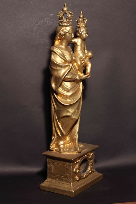 statuette-reliquaire : Vierge à l'Enfant