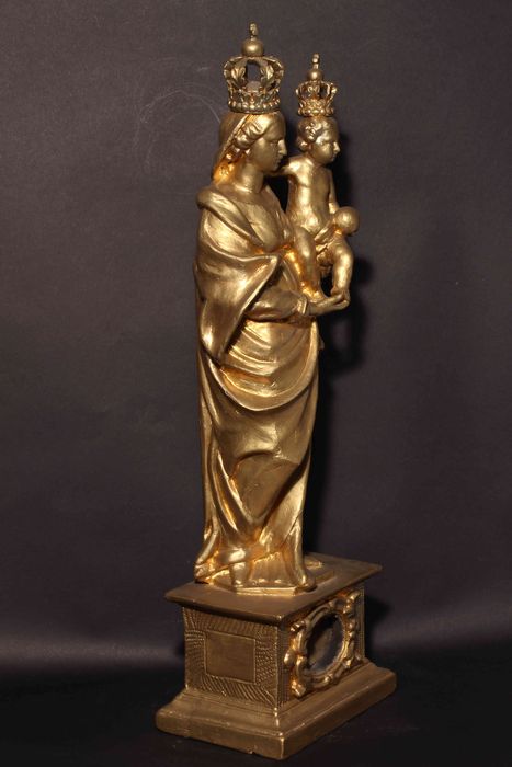 statuette-reliquaire : Vierge à l'Enfant