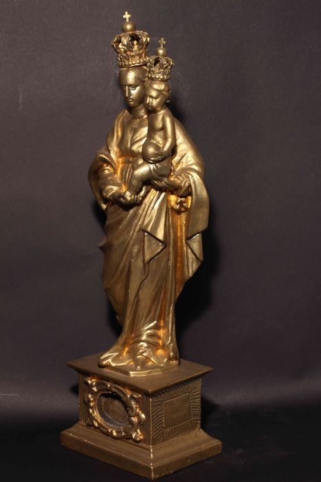 statuette-reliquaire : Vierge à l'Enfant