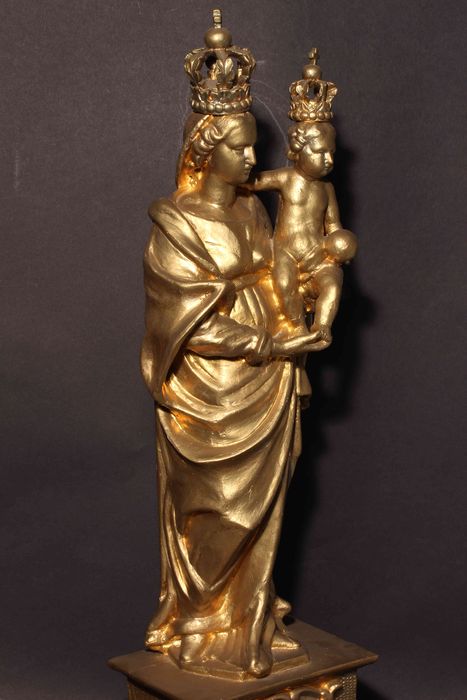 statuette-reliquaire : Vierge à l'Enfant