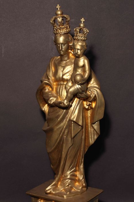 statuette-reliquaire : Vierge à l'Enfant