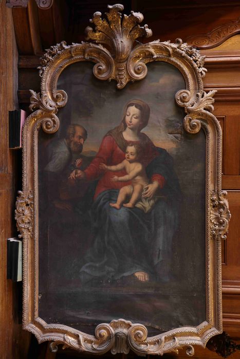 tableau : Sainte Famille - © Ministère de la Culture (France), Conservation des antiquités et des objets d’art du Doubs, tous droits réservés