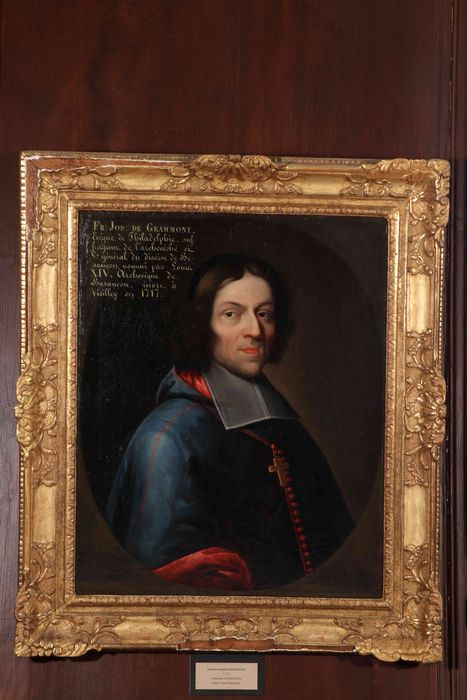 tableau : Portrait de François Joseph de Grammont, cadre