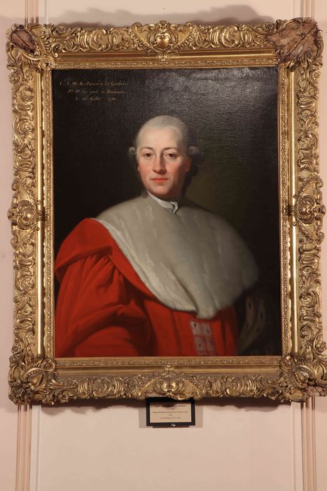 tableau : Portrait de Claude Irenée Perreney de Grobois, cadre