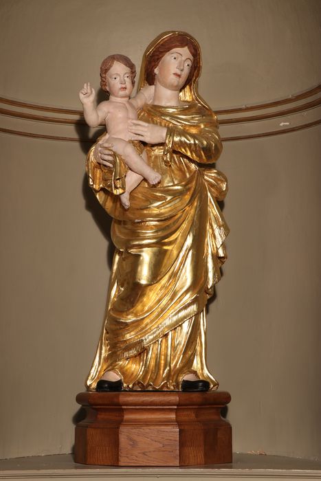 Statue : Vierge à l'Enfant de la chapelle des soeurs