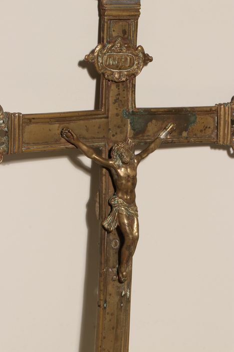 croix de procession, détail