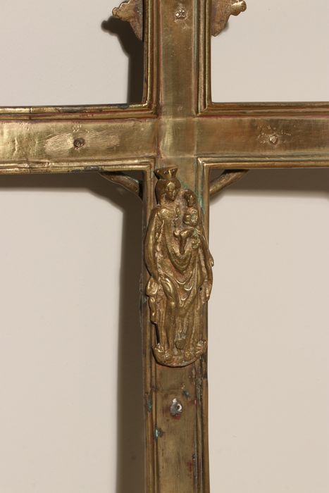 croix de procession, détail du revers