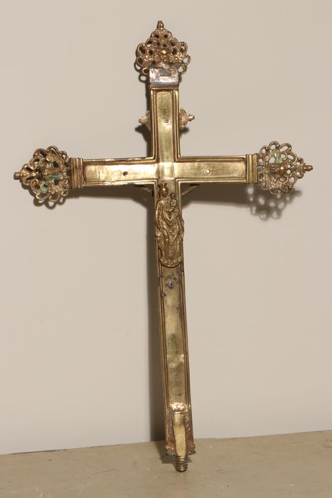 croix de procession, revers