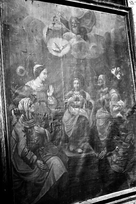 tableau : famille du Christ (la) - © Ministère de la Culture (France), Conservation des antiquités et des objets d’art de la Drôme – Tous droits réservés 