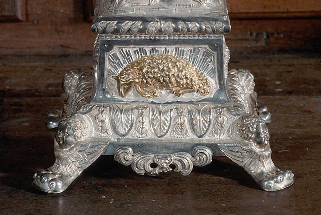 ostensoir n°5, détail - © Ministère de la Culture (France), Conservation des antiquités et des objets d’art de la Drôme – Tous droits réservés 