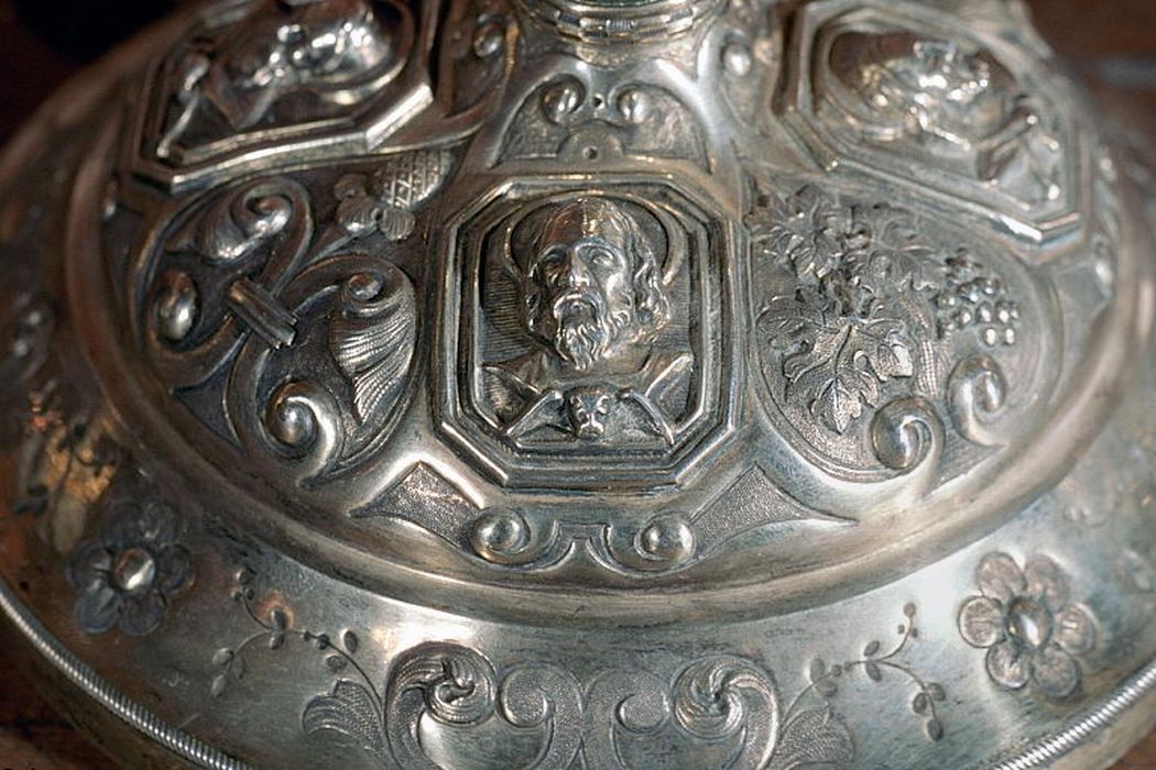 ciboire n°3, détail - © Ministère de la Culture (France), Conservation des antiquités et des objets d’art de la Drôme – Tous droits réservés 