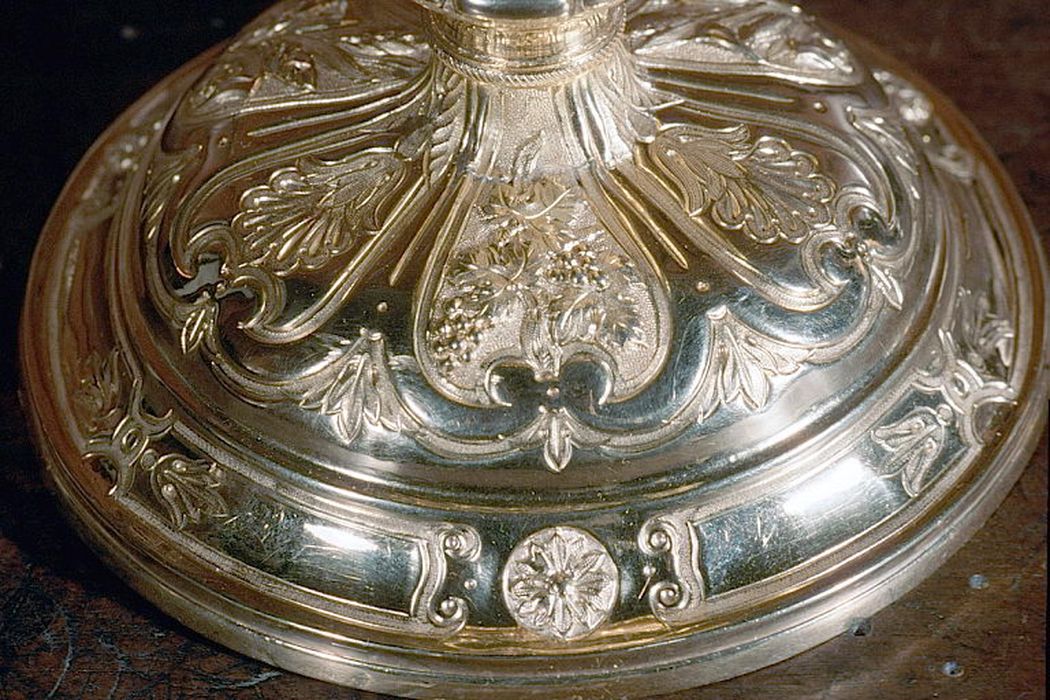 ciboire n°4, détail - © Ministère de la Culture (France), Conservation des antiquités et des objets d’art de la Drôme – Tous droits réservés 