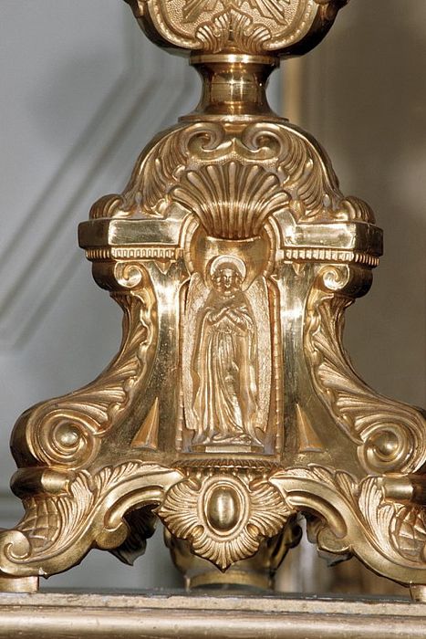 chandelier, détail - © Ministère de la Culture (France), Conservation des antiquités et des objets d’art de la Drôme – Tous droits réservés 