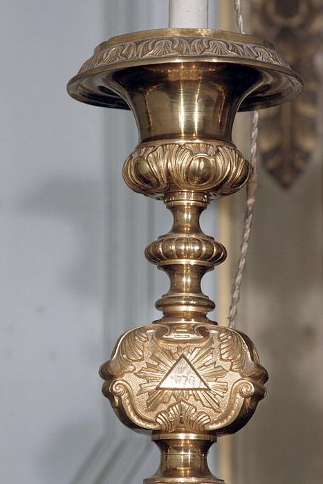 chandelier, détail - © Ministère de la Culture (France), Conservation des antiquités et des objets d’art de la Drôme – Tous droits réservés 