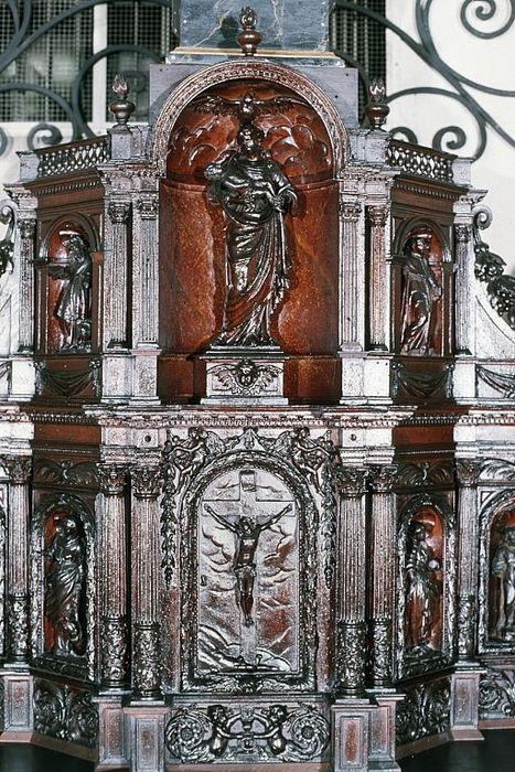 tabernacle, détail - © Ministère de la Culture (France), Conservation des antiquités et des objets d’art de la Drôme – Tous droits réservés 
