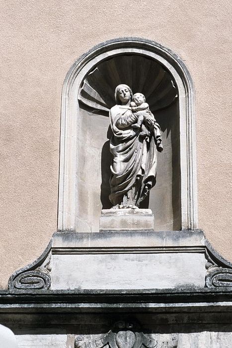 statue : Vierge à l'Enfant - © Ministère de la Culture (France), Conservation des antiquités et des objets d’art de la Drôme – Tous droits réservés