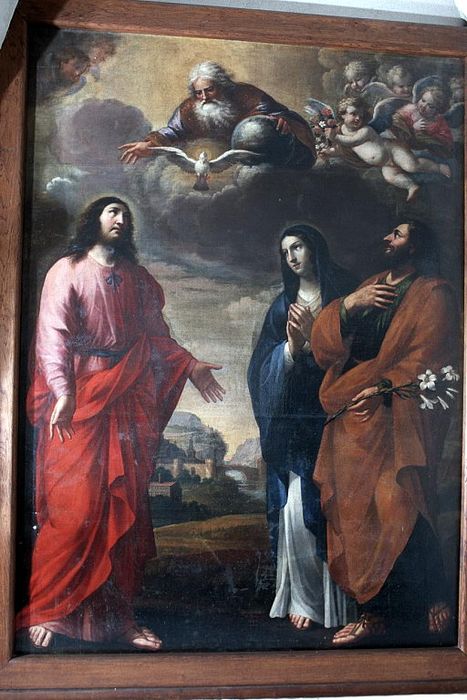 tableau : deux familles du Christ (les) - © Ministère de la Culture (France), Conservation des antiquités et des objets d’art de la Drôme – Tous droits réservés