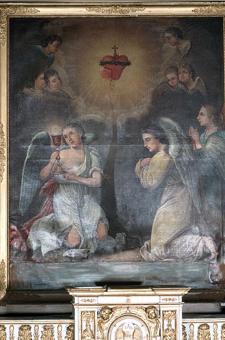 tableau : anges adorateurs du Sacré-Coeur (les) - © Ministère de la Culture (France), Conservation des antiquités et des objets d’art de la Drôme – Tous droits réservés