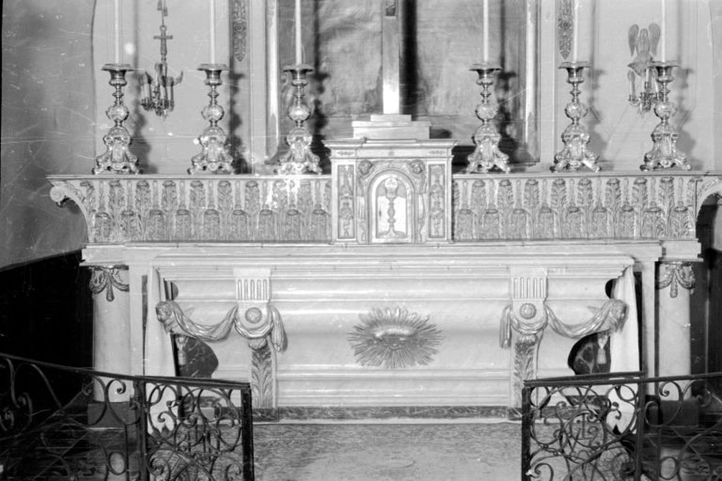 autel, tabernacle - © Ministère de la Culture (France), Conservation des antiquités et des objets d’art de la Drôme – Tous droits réservés 