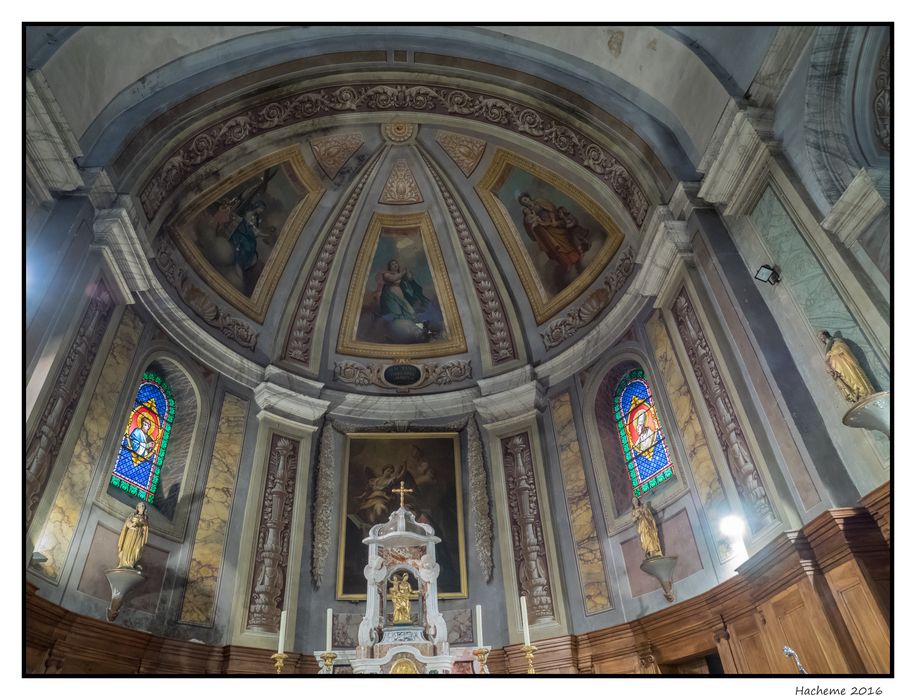peintures monumentales du choeur