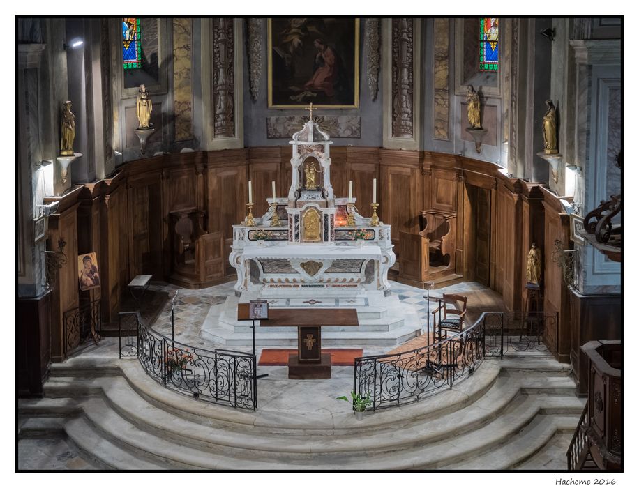 autel, tabernacle, exposition (maître-autel)