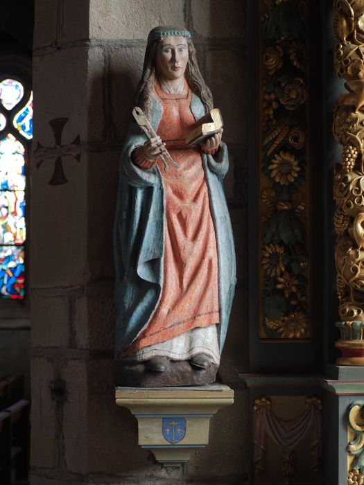 statue : Sainte Apolline, vue générale