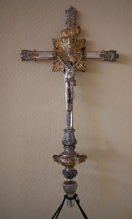 croix de procession, vue générale - © Ministère de la Culture (France), Conservation des antiquités et des objets d’art du Finistère, tous droits réservés