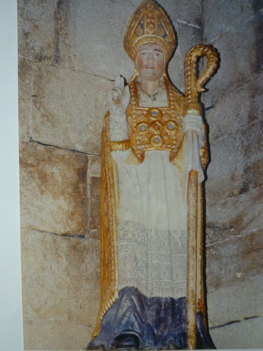statue : Saint Corentin, vue générale - © Ministère de la Culture (France), Conservation des antiquités et des objets d’art du Finistère, tous droits réservés