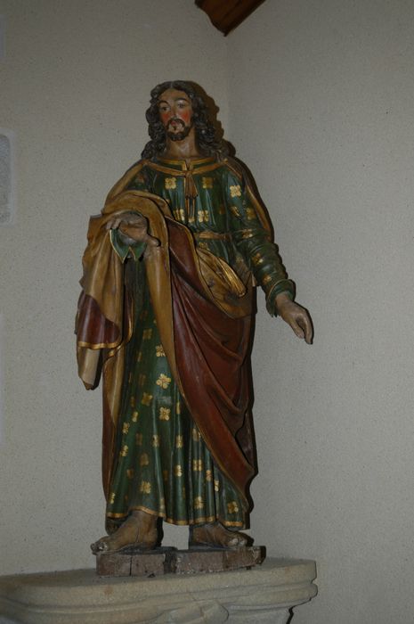 statue : Saint Joseph, vue générale - © Ministère de la Culture (France), Conservation des antiquités et des objets d’art du Finistère, tous droits réservés