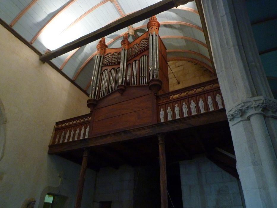 orgue de tribune : partie instrumentale de l'orgue, vue générale