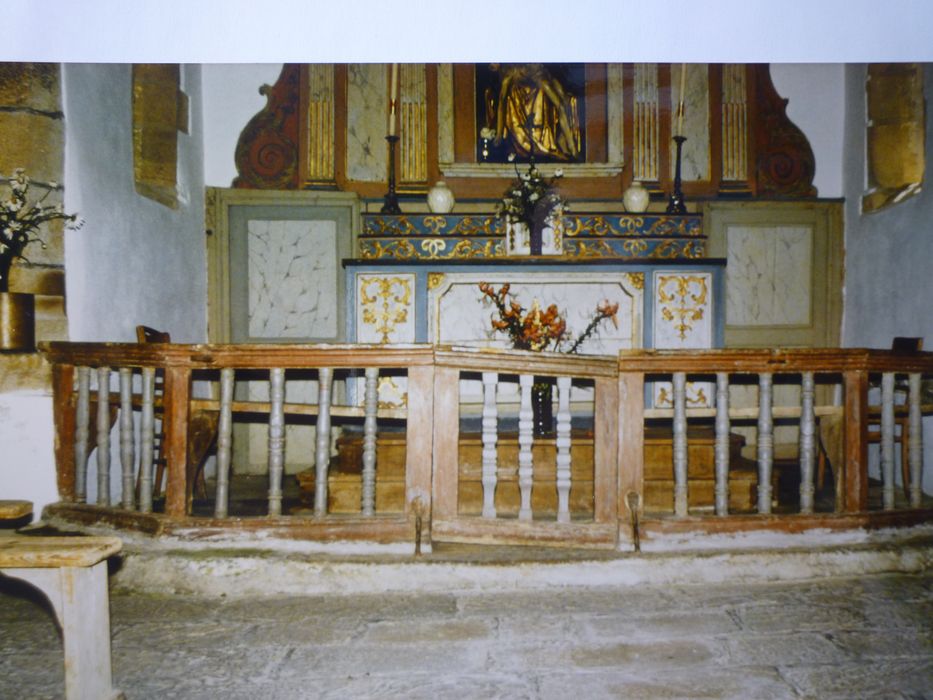 table de communion, vue générale