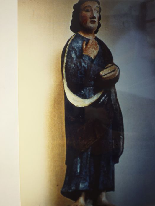 statue : Saint Jean au Calvaire, vue générale - © Ministère de la Culture (France), Conservation des antiquités et des objets d’art du Finistère, tous droits réservés