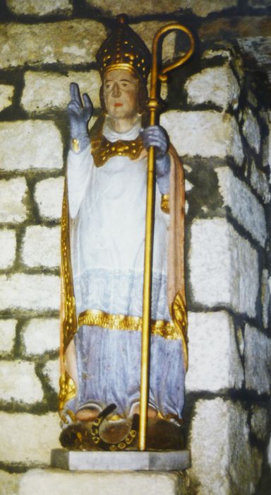 statue : Saint Eloi en évêque, vue générale