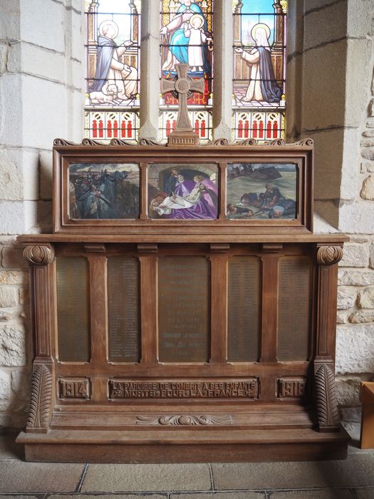 mémorial : triptyque, guerre de 1914-1918, vue générale