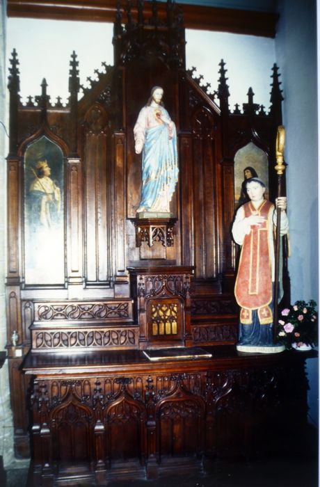 autel du Sacré-Coeur, vue générale - © Ministère de la Culture (France), Conservation des antiquités et des objets d’art du Finistère, tous droits réservés