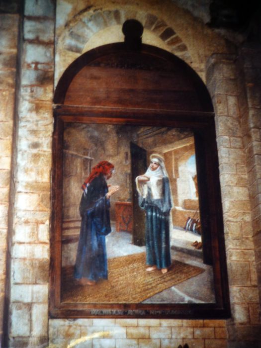 tableau : Visitation, vue générale - © Ministère de la Culture (France), Conservation des antiquités et des objets d’art du Finistère, tous droits réservés