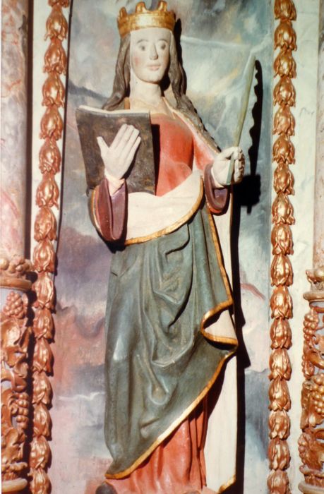 Statue : Sainte Catherine d'Alexandrie