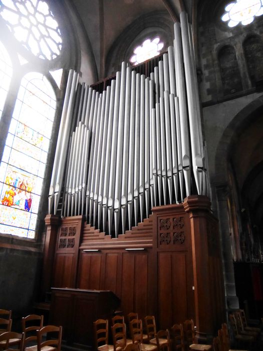 orgue de choeur, vue générale - © Ministère de la Culture (France), Conservation des antiquités et des objets d’art du Finistère, tous droits réservés