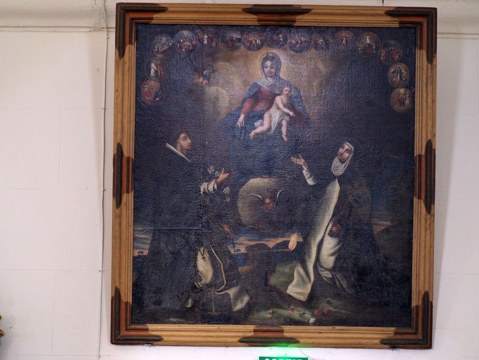 tableau : Le Rosaire, vue générale - © Ministère de la Culture (France), Conservation des antiquités et des objets d’art du Finistère, tous droits réservés