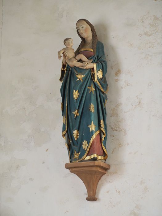 statue : Vierge à l'Enfant, vue générale