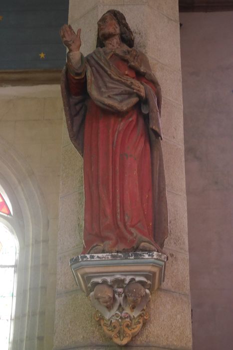 statue : Saint Jean au Calvaire, vue générale - © Ministère de la Culture (France), Conservation des antiquités et des objets d’art du Finistère, tous droits réservés