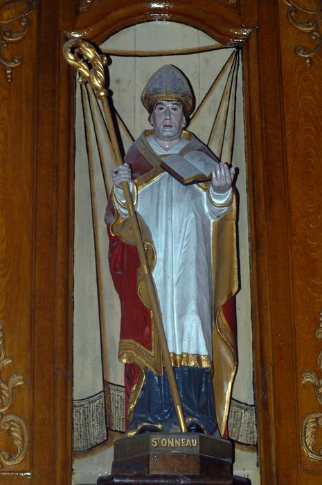 statue : Saint Onneau - © Ministère de la Culture (France), Conservation des antiquités et des objets d’art du Finistère, tous droits réservés