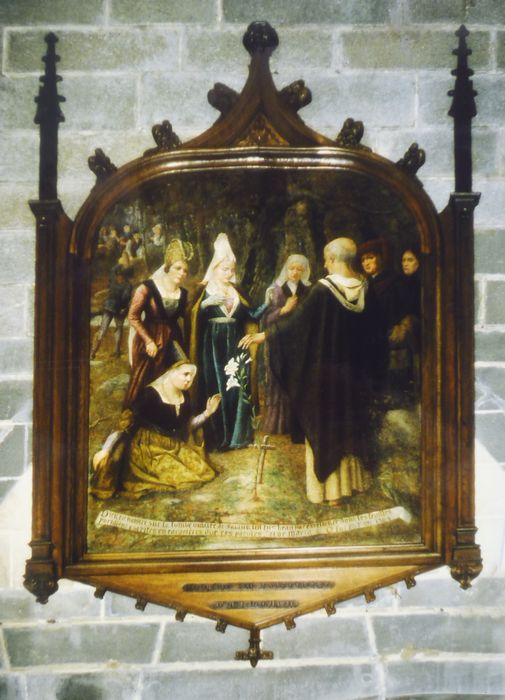 tableau et son cadre : La Légende de Salaün ar Foll - © Ministère de la Culture (France), Conservation des antiquités et des objets d’art du Finistère, tous droits réservés