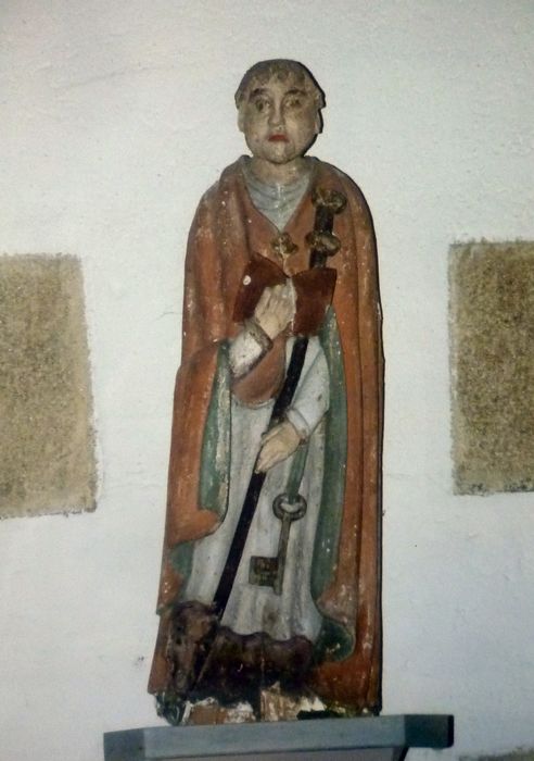 statue : Saint Tugen - © Ministère de la Culture (France), Conservation des antiquités et des objets d’art du Finistère, tous droits réservés